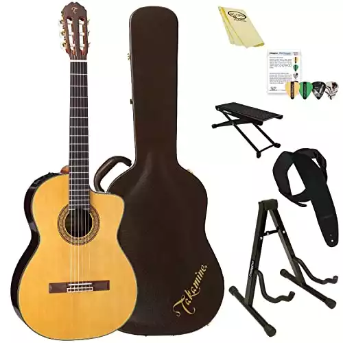 Takamine TC132SC Classical Nylon String Acoustic -Electric Guitar